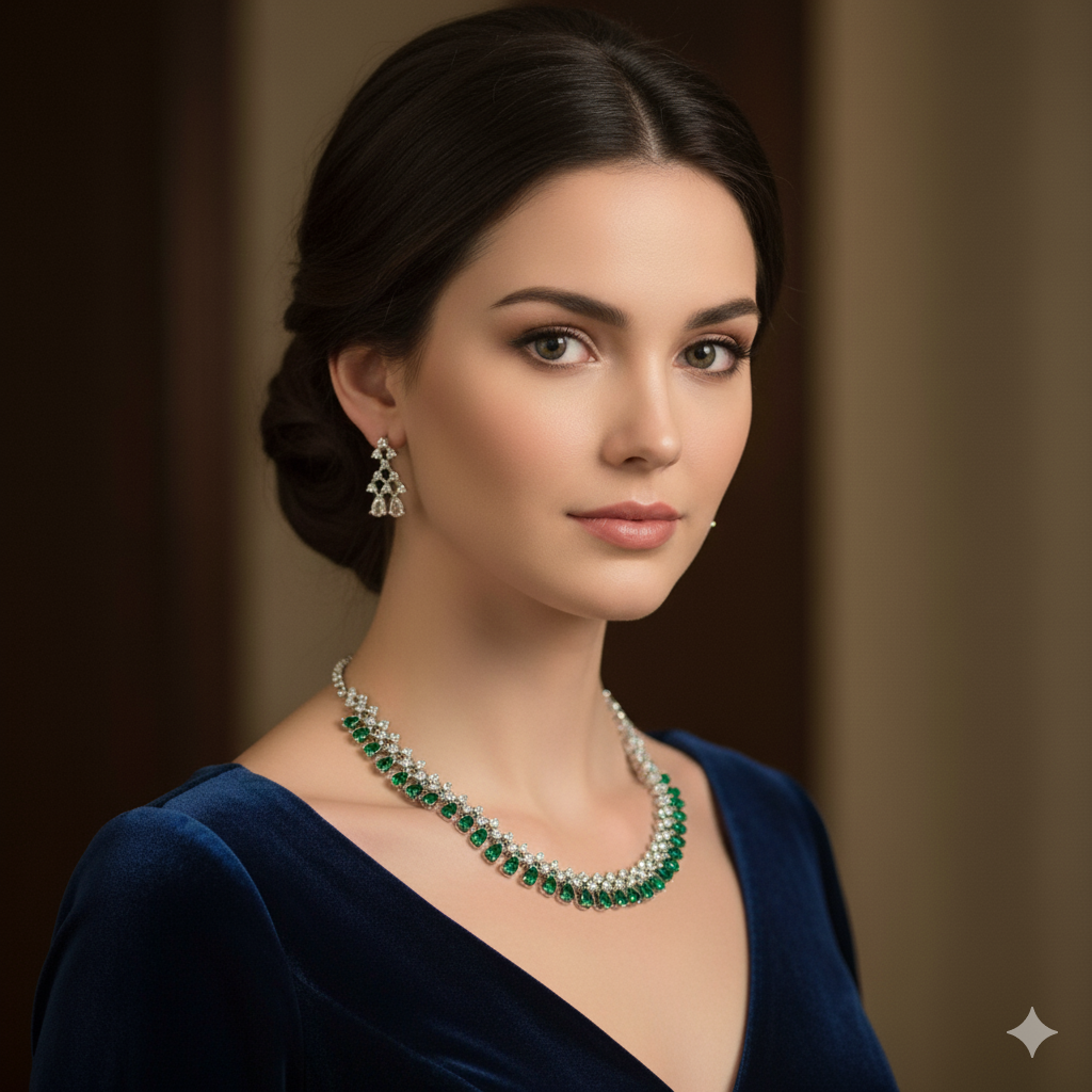 AMERICAN DIAMOND NECKLACE